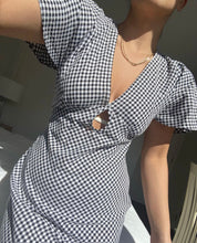Load image into Gallery viewer, Ruby; CLOVER MIDI DRESS IN BLACK GINGHAM
