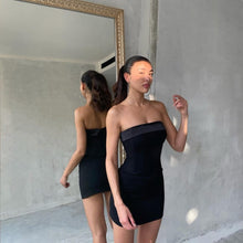 Load image into Gallery viewer, With Jean; CHLOE CORSET DRESS IN BLACK
